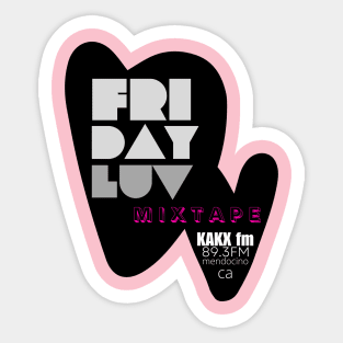 Friday LUV mixtape 3 Sticker